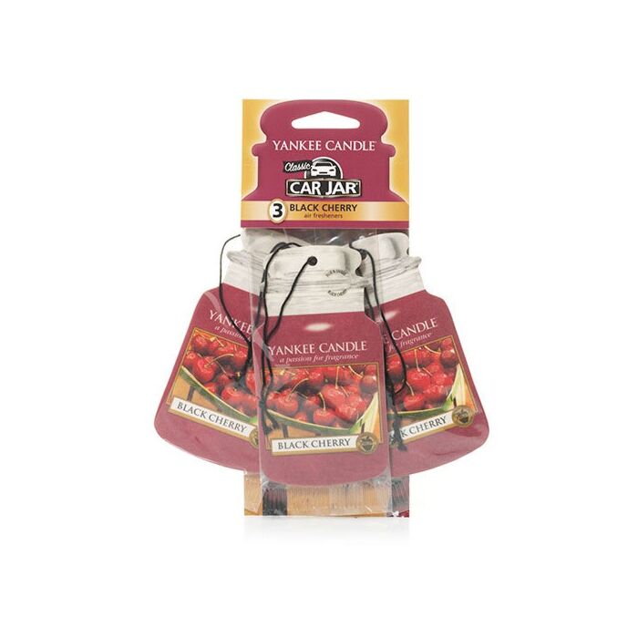 Yankee Candle Black Cherry Car Jar® (3-Pack)-1